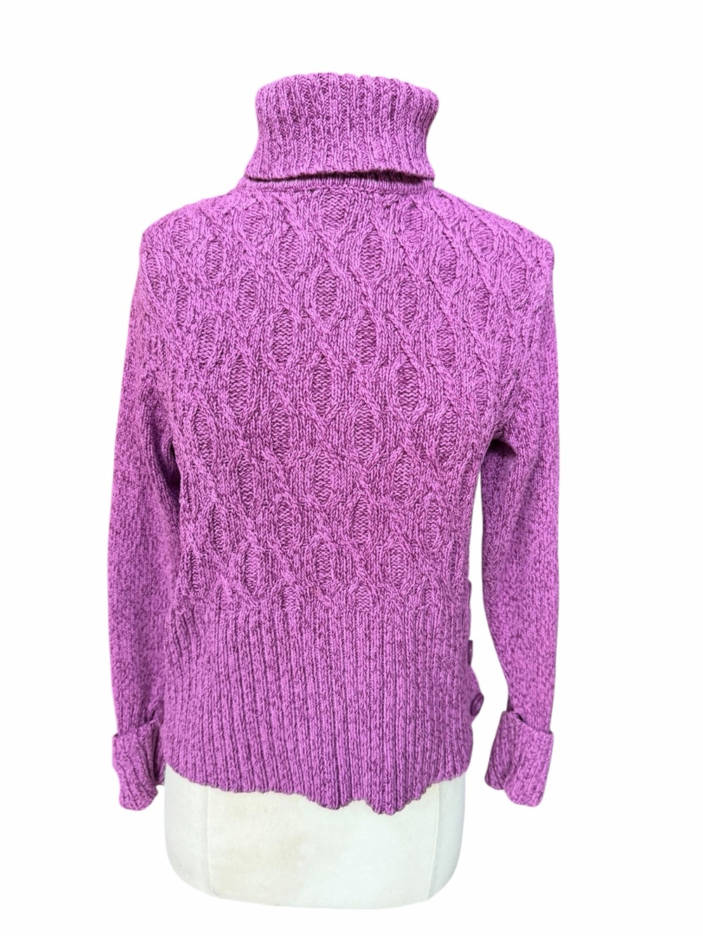 Apt. 9 Diamond Cable-Knit Ribbed Collar, Cuffs & Hem Pullover Turtleneck Sweate